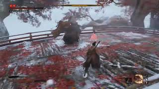 Corrupted monk deathblow second phase sekiro [upl. by Lyrak]