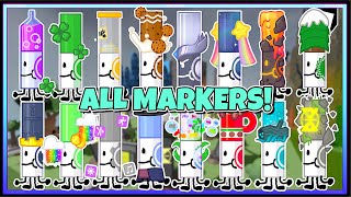 HOW TO FIND ALL 236 MARKERS in Find the Markers  ROBLOX [upl. by Analla]