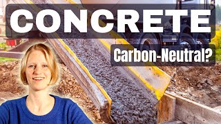 CarbonNeutral Concrete How does LowCarbon Cement Production work [upl. by Eiramyelhsa]