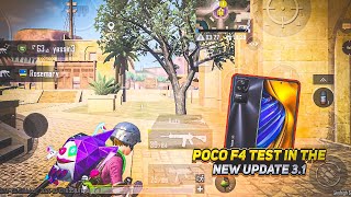 🔥POCO F4 GAMEPLAY TEST IN THE 31 NEW UPDATE 🥵  Smooth  Extreme  PUBG GAMEPLAY  5fingers  gyro [upl. by Hoye657]