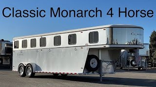 Classic Monarch 4 Horse Gooseneck [upl. by Ybba]