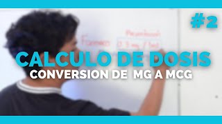 ✅CALCULO DE DOSIS EN ENFERMERIA  Gramos a microgramos  Administración de Medicamentos  MUY FACIL [upl. by Eelessej188]