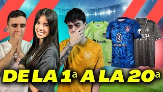 HACEMOS EL RANKING DE LAS TERCERAS EQUIPACIONES DE LALIGA 2425 [upl. by Ralyt644]