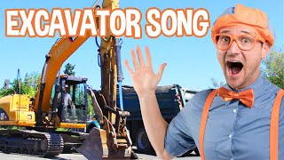 Im An Excavator  Excavator Song For Toddlers  Educational Songs For Kids [upl. by Leunammi]