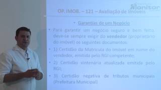 121  Operações Imobiliárias  Avaliação de Imóveis [upl. by Leola826]