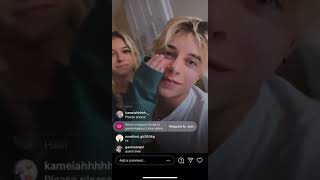 Coco Quinn and Gavin Magnus Making a Big Announcement Together Instagram LIVE Cavin [upl. by Eeltrebor472]