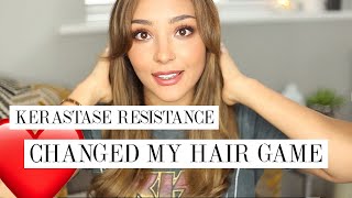 KERASTASE RESISTANCE SHAMPOO amp MASK REVIEW MIXED RACE BLEACHED HAIR [upl. by Aneram]