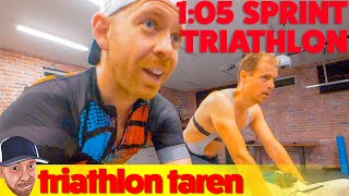 105 Sprint Triathlon in 8hrs of Training per Week [upl. by Ahsiekar275]