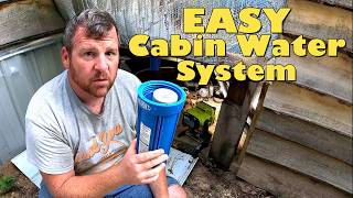 OffGrid Water System From Rainwater Collection Totes to Cabin Plumbing [upl. by Ellegna]