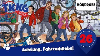 TKKG Junior Folge 26 Achtung Fahrraddieb  Hörprobe zum Hörspiel [upl. by Meensat304]