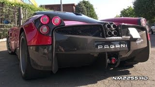 Pagani Huayra HUGE Acceleration and Revs [upl. by Wharton]