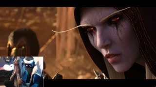 SYLVANAS LOYALIST REACTION TO War Campaign Finale  Saurfang and Sylvanas Cinematic [upl. by Biddle]