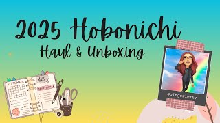 2025 Hobonichi Haul amp Unboxing [upl. by Atteram]