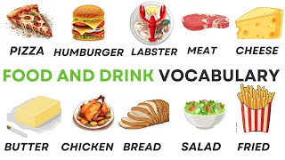 English Vocabulary 100  Food and Drink Vocabulary  LEARN ENGLISH [upl. by Dachi405]