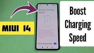 How to turn on boost charging speed on Xiaomi Poco F4 phone with MIUI 14 [upl. by Donnie154]