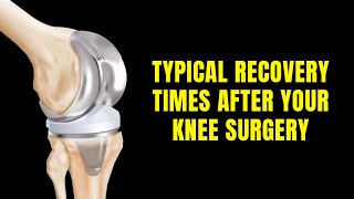 Surgical Knee Replacement Surgery and Recovery Times In The Elderly [upl. by Rorry]