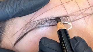 Microblading Eyebrow Mapping  Episode 16 [upl. by Esinaj]