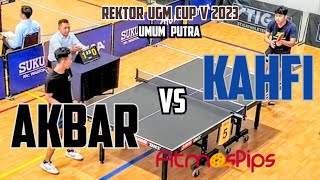 AKBAR USM vs KAHFI AIF 🏓🏓 Umum Putra  Rektor UGM Cup V 2023 [upl. by Annoel554]