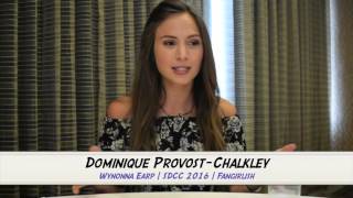 WYNONNA EARP SDCC 2016 Interview Dominique ProvostChalkley [upl. by Bethina]