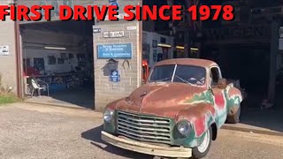 1951 STUDEBAKER TRUCK FIRST TEST DRIVE SINCE 1978 [upl. by Letsyrc]