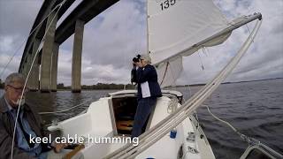 C22 sailing Wando River near Charleston SC [upl. by Filmer881]