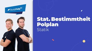 Statische Bestimmtheit  Polplan Technische Mechanik StudyHelp [upl. by Abeu]