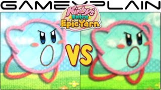 Kirbys Extra Epic Yarn Graphics Comparison Wii vs 3DS [upl. by Blondelle255]