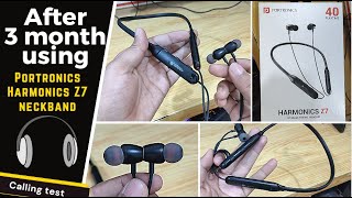 After 3 month using  Portronics Harmonics Z7 Bluetooth Wireless in Ear Earphones with detail review [upl. by Amelia]