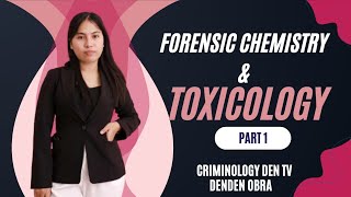 Forensic Chemistry amp Toxicology  Part 1  Forensic Criminology Review Lecture [upl. by Anaili]