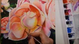 How to Paint a Rose [upl. by Vashtia]