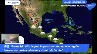 🌧️🌬️ Frente frío Iik llegará la próxima semana a la región [upl. by Aerdma]