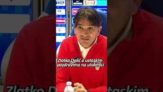 🇭🇷 Zlatko Dalić o ustaskim pozdravima na utakmici Hrvatske⚪🔴 [upl. by Notsyrb]