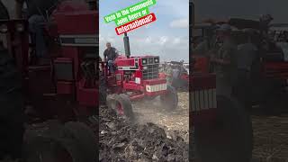 Both of these muscle tractors looked great at the half century show tractor shorts plowing [upl. by Orteip]