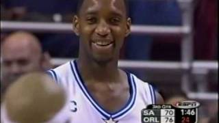 McGrady funny shot vs San Antonio Spurs 20032004 [upl. by Hawk]