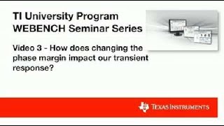 Video 3  How Does Changing the Phase Margin Impact Our Transient Response [upl. by Edecrem]