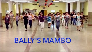 Ballys Mambo Line Dance Bidi Bidi Bom Bom [upl. by Hays]