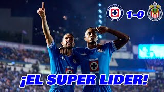 CRUZ AZUL VENCE A CHIVAS OTRA VEZ EN LIGA MX JORNADA 9 APERTURA 2024 🏆 EN ZONA FUT [upl. by Gilbertine480]