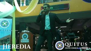 Heredia Cumbia Ecuador en Centro Comercial Quitus  Aniversaio Lady Dana Ec [upl. by Ahseiyk730]