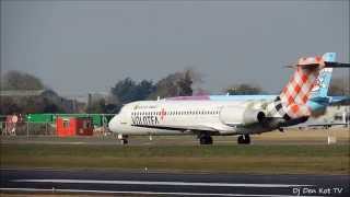 Volotea Take Off Dublin Airport [upl. by Nicolais923]