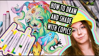 Mastering Copic Marker Art like a Pro ❀ StepbyStep Drawing and Shading Tutorial for Beginners ❀ [upl. by Neeruan]