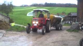 IHC 533 anfahren mit 6000 Liter Güllefass [upl. by Terence432]