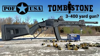 9mm mag fed Lever action  POFS TOMBSTONE 300400 yard gun [upl. by Aivlis16]