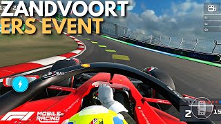 Zandvoort ERS Hotlap amp Setup  F1 Mobile Racing 2022 [upl. by Yetak832]