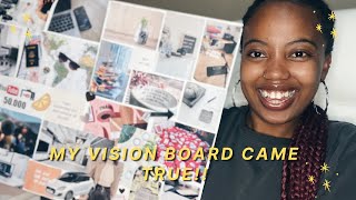 My 2022 Vision Board Came True  Reviewing and Reflecting on My Goals [upl. by Ykceb]