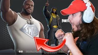 SHAQ IS COMING TO FORTNITE TRAILER REACTION fortnite fortnitebattleroyale trailerreaction [upl. by Hartman628]