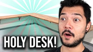 BUILDING A MASSIVE FLOATING DESK 5 desks combined PART 1 [upl. by Horowitz577]