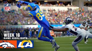 Denver Broncos vs Los Angeles Rams  2022 Week 16 Game Highlights [upl. by Iey]