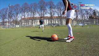 Fußballtraining Passübung Spielverlagerung Teil 1 [upl. by Adnorrahs]