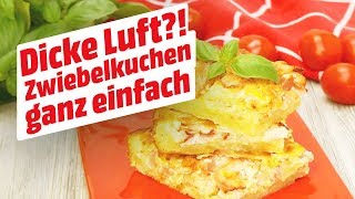 Da weint keiner Zwiebelkuchen vom Blech • KochMit [upl. by Cini]