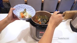 Pressure Cooker Review  Phillips HD2137  With a Chinese Pickled Mustard Soup Recipe [upl. by Amre]